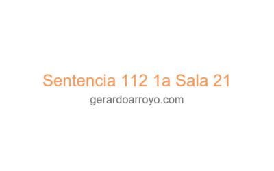 Sentencia 112 1a Sala 21