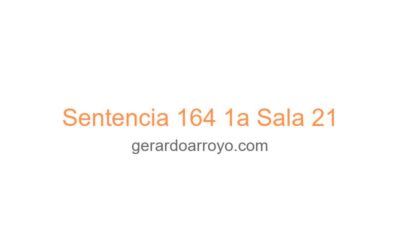 Sentencia 164 1a Sala 21