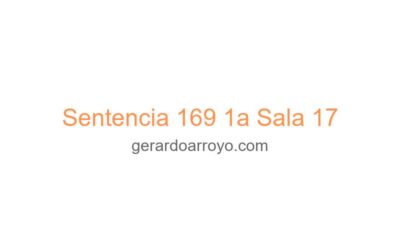 Sentencia 169 1a Sala 17