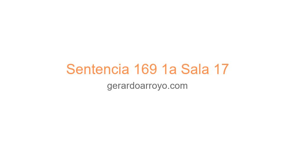 Sentencia 169 1a Sala 17