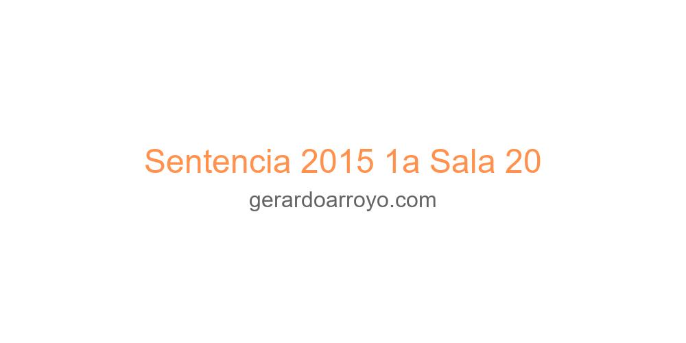 Sentencia 2015 1a Sala 20