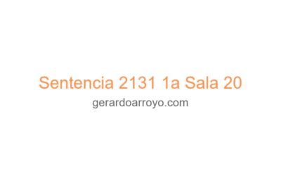 Sentencia 2131 1a Sala 20