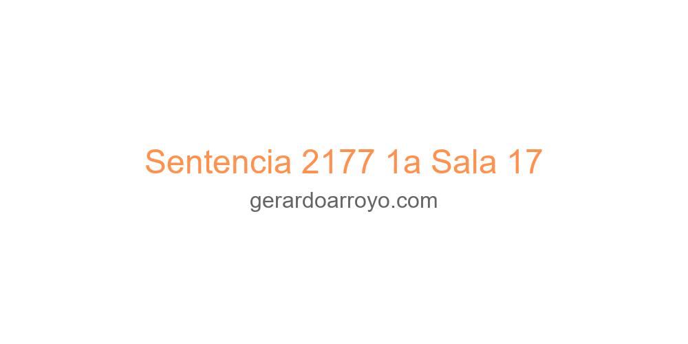 Sentencia 2177 1a Sala 17
