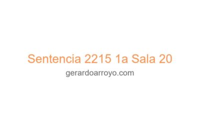 Sentencia 2215 1a Sala 20