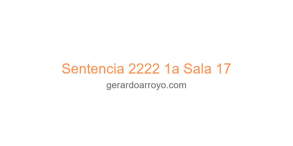 Sentencia 2222 1a Sala 17