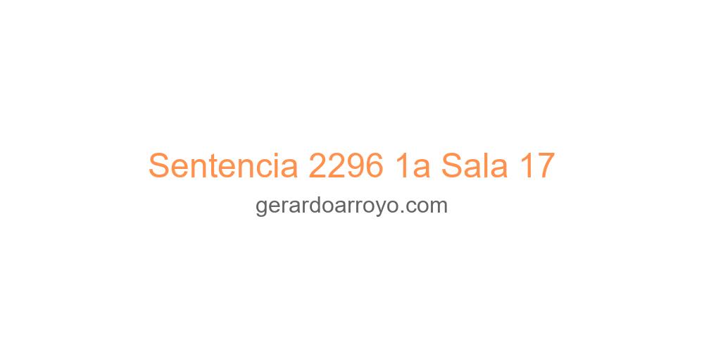 Sentencia 2296 1a Sala 17