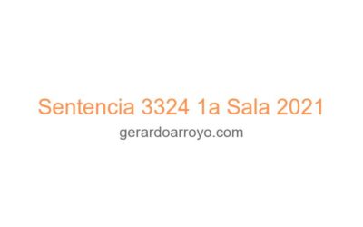 Sentencia 3324 1a Sala 2021