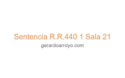 Sentencia R.R.440 1 Sala 21
