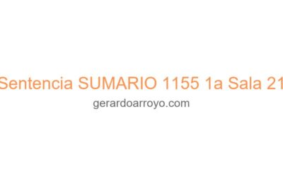 Sentencia SUMARIO 1155 1a Sala 21