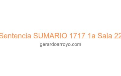 Sentencia SUMARIO 1717 1a Sala 22
