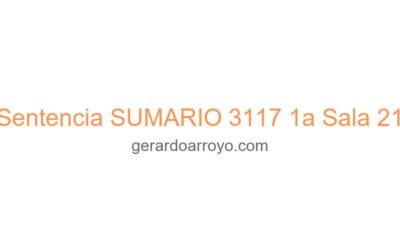 Sentencia SUMARIO 3117 1a Sala 21