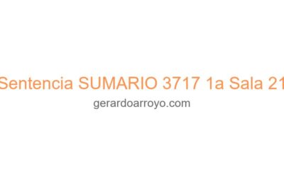 Sentencia SUMARIO 3717 1a Sala 21