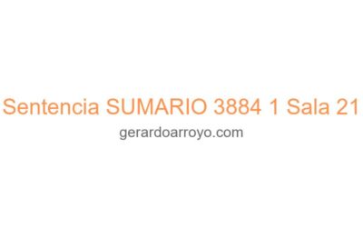 Sentencia SUMARIO 3884 1 Sala 21