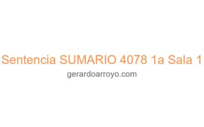 Sentencia SUMARIO 4078 1a Sala 1
