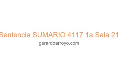 Sentencia SUMARIO 4117 1a Sala 21