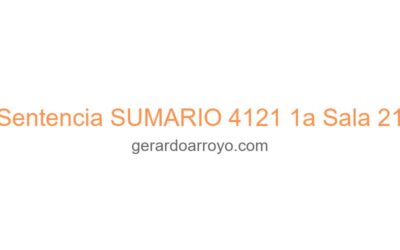 Sentencia SUMARIO 4121 1a Sala 21
