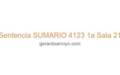 Sentencia SUMARIO 4123 1a Sala 21