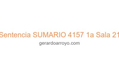 Sentencia SUMARIO 4157 1a Sala 21
