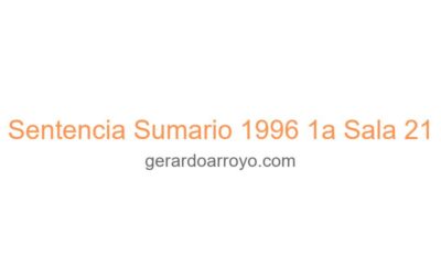 Sentencia Sumario 1996 1a Sala 21
