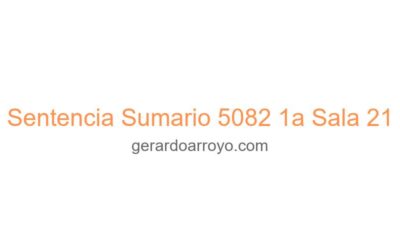 Sentencia Sumario 5082 1a Sala 21