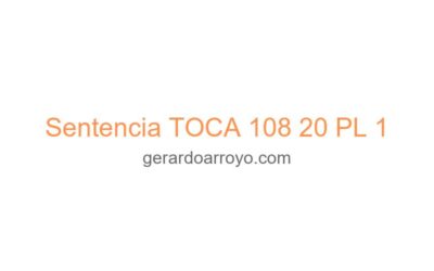 Sentencia TOCA 108 20 PL 1
