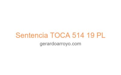 Sentencia TOCA 514 19 PL