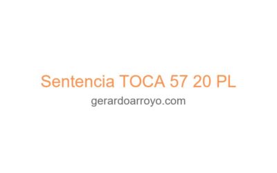 Sentencia TOCA 57 20 PL
