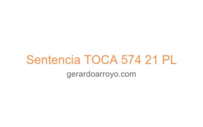 Sentencia TOCA 574 21 PL