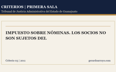 Impuesto Sobre Nóminas. Los Socios No Son Sujetos Del
