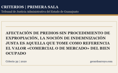 Afectación De Predios Sin Procedimiento De Expropiación, La Noción De Indemnización Justa Es Aquella Que Tome Como Referencia El Valor «Comercial O De Mercado» Del Bien Ocupado