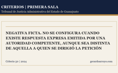 Negativa Ficta. No Se Configura Cuando Existe Respuesta Expresa Emitida Por Una Autoridad Competente, Aunque Sea Distinta De Aquella A Quien Se Dirigió La Petición