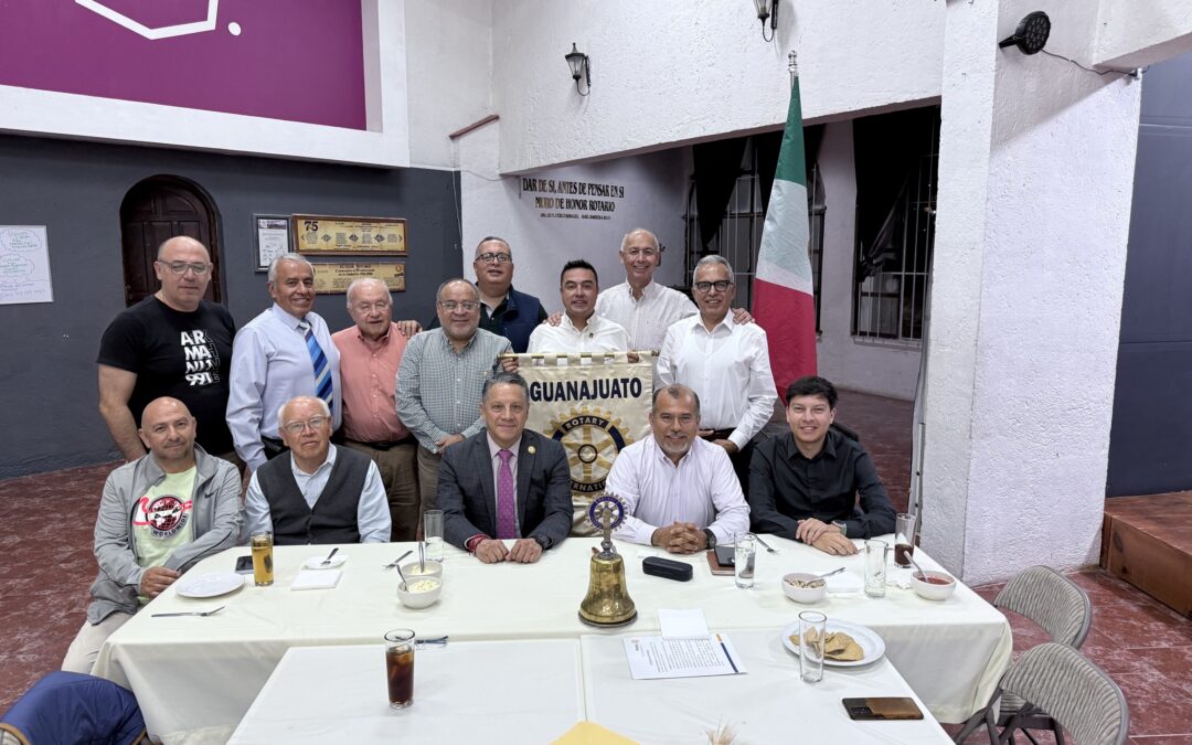 Club Rotario de Guanajuato fortalece vínculos institucionales con la Fiscalía General del Estado